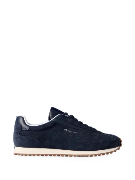 Sneakerși Ps Paul Smith din piele de căprioară cu imagine albastru