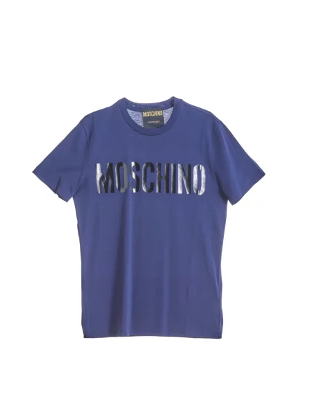 Koszulka Moschino niebieska