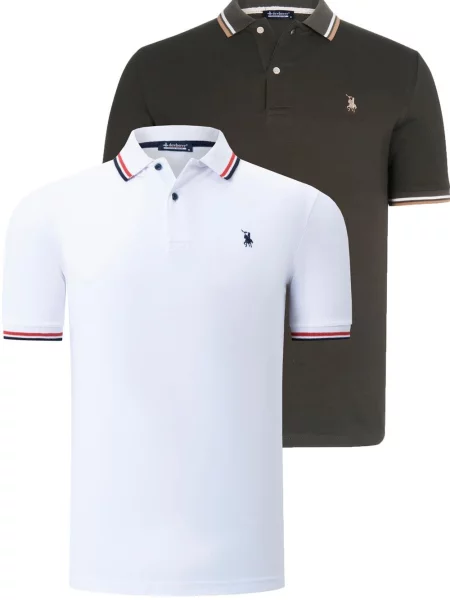 Tricou polo Dewberry alb