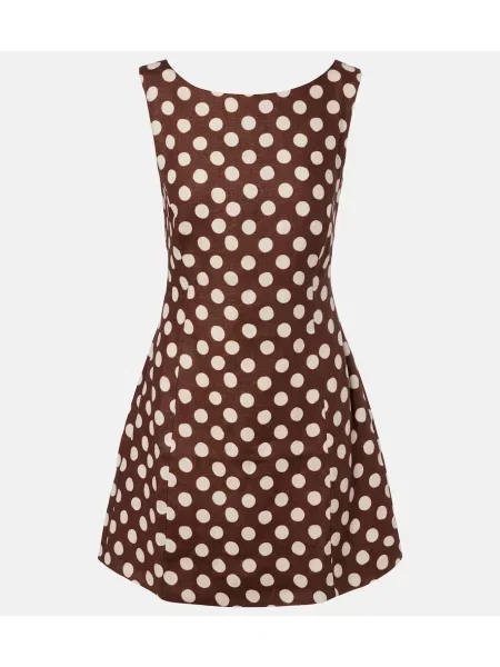 Rochie de in Faithfull de in cu buline maro