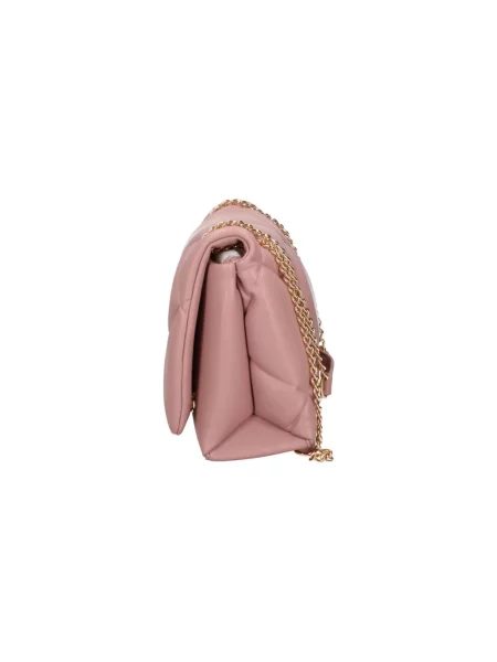 Love Moschino torebka z imitacji skóry różowa