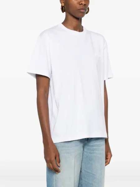 Tricou Gucci cu decolteu rotund alb