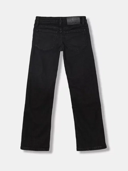 Calvin Klein Jeans Dječje traperice MR STRAIGHT crna
