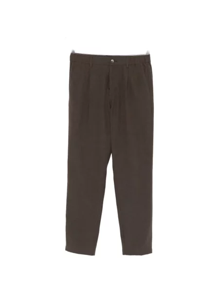 Pantaloni croiți Herno maro