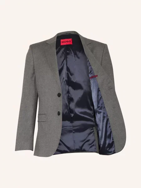 Hugo Oblekové Sako Arti Extra Slim Fit šedá