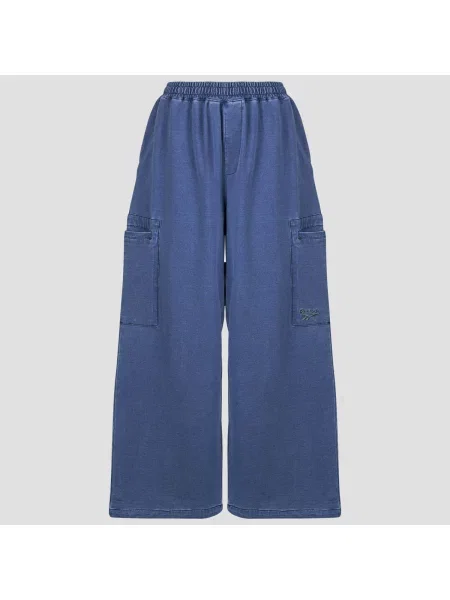 Pantaloni cargo Reebok Classic cu imagine clasici albastru