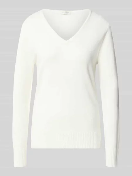 Bluza o kroju regular fit z dodatkiem Christian Berg Woman biała
