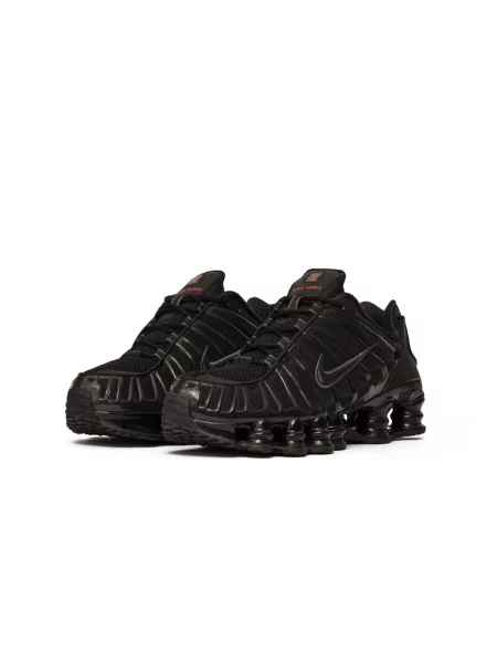 Trampki Nike Shox TL Black/ Black-Mtlc Hematite-Max Orange EUR czarne