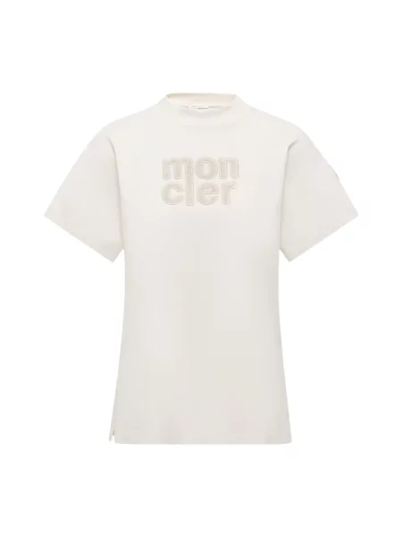 Koszulka Moncler teddy biała