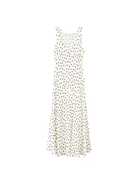 MANGO Rochie negru alb