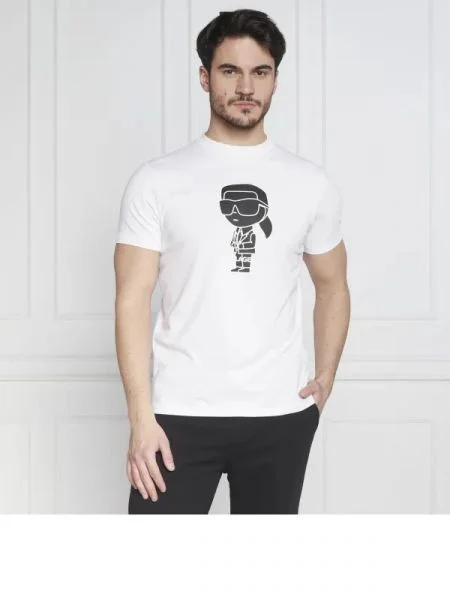 Karl Lagerfeld Tricou alb
