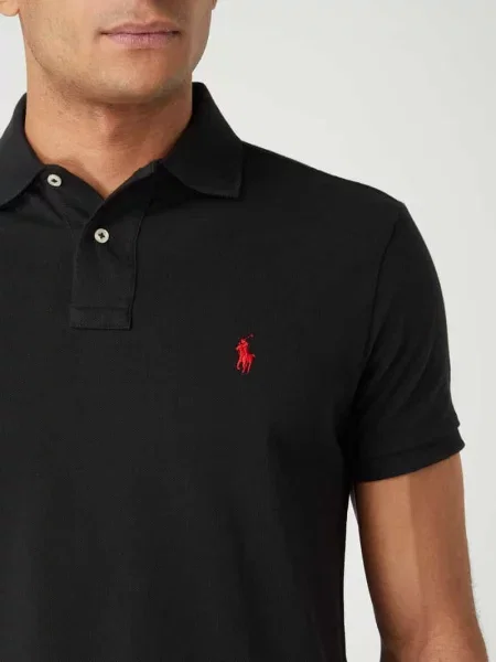 Polo Ralph Lauren polo gładki czarny