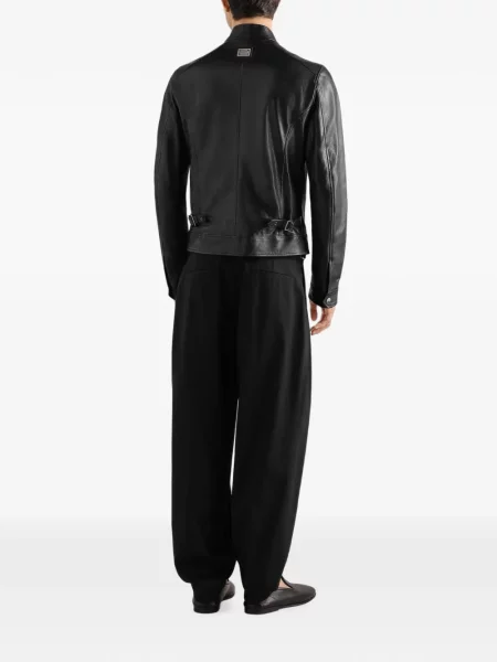 Geanta de piele Dolce & Gabbana negru