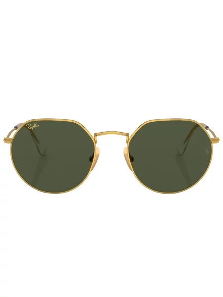 Ochelari de soare Ray-ban cu imprimeu geometric auriu