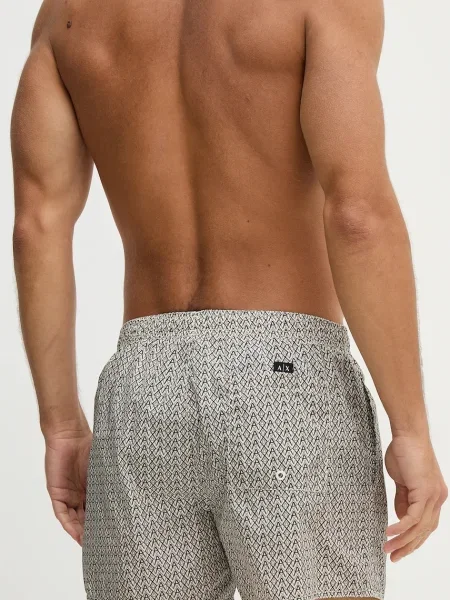 ARMANI EXCHANGE Șorturi de baie crem negru