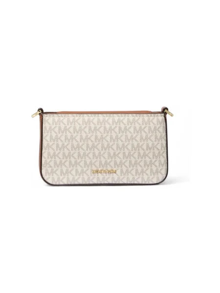 MICHAEL Michael Kors Geantă de umăr crem / maro cămilă / auriu bej