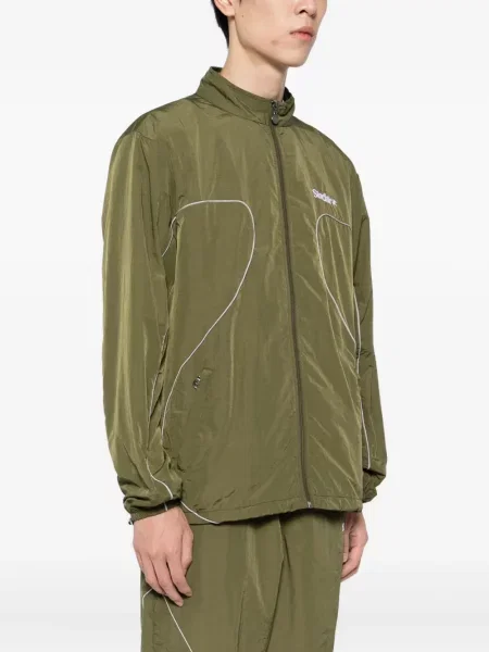 Geacă Sinclair cu broderie verde