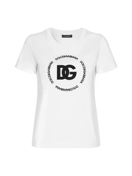 Koszulka Dolce And Gabbana z logo biała