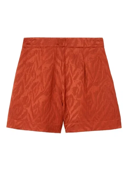 Szorty La Doublej z nadrukiem czerwone