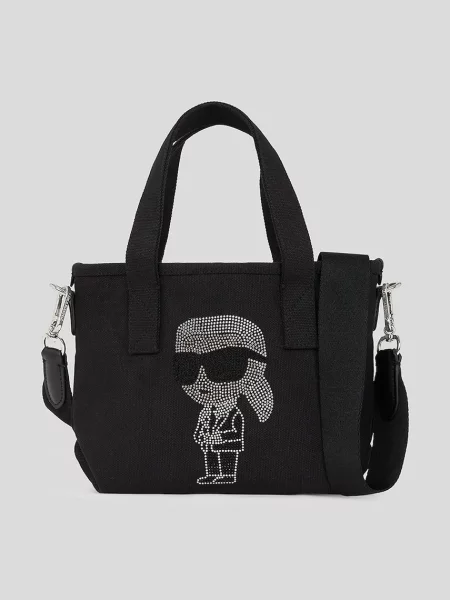 Чанта Karl Lagerfeld IKON RHINESTONE черно