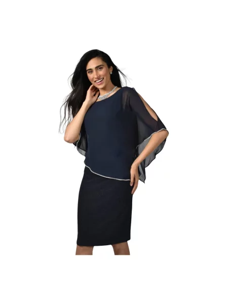 Bluzka Frank Lyman elegancka niebieska