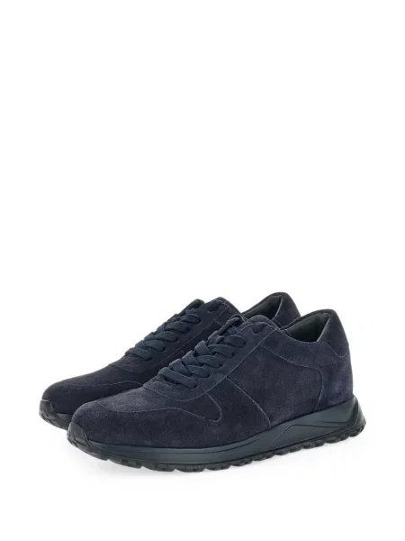 Szarvasbőr sneaker Paul & Shark kék