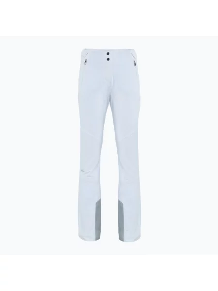 Pantaloni de schi pentru femei KJUS Formula white alb