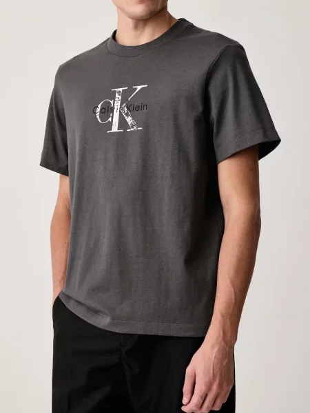 Calvin Klein Jeans тениска мъжка от сиво