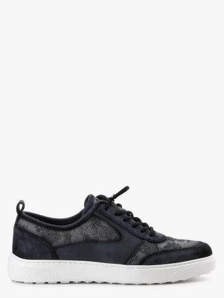 Кожаные кеды Leberdes черные