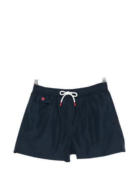 Slip de baie Kiton cu autograf albastru