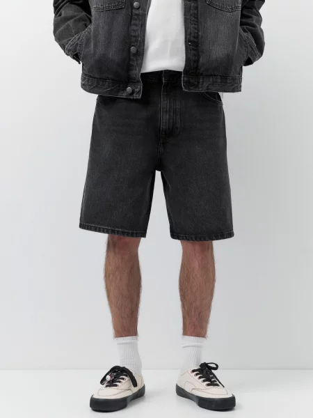 Pull&Bear Jeans denim negru