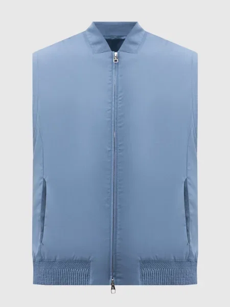 Жилет з вовни Brett Johnson синій
