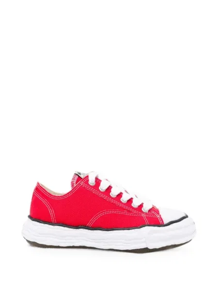 Top Maison Mihara Yasuhiro zdrențuiți roșu