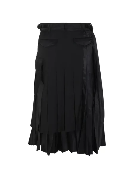 Fustă midi Sacai negru
