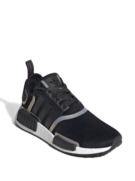 Top Adidas alergare cu decolteu în V alb