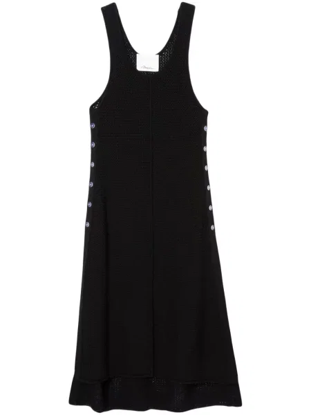 Rochie midi 3.1 Phillip Lim până la genunchi de costum negru