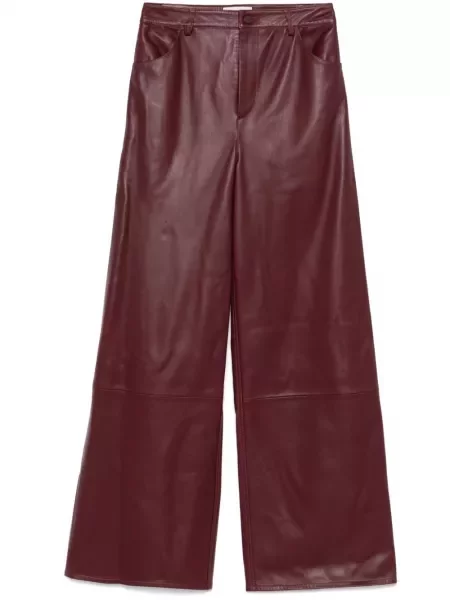 Pantaloni Loulou De Saison roșu