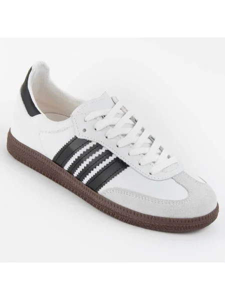 Pantofi Purapiel alb