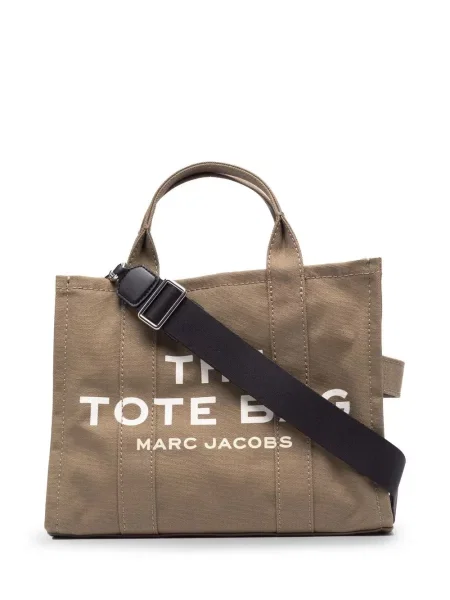 Mała torebka Marc Jacobs płócienna zielona