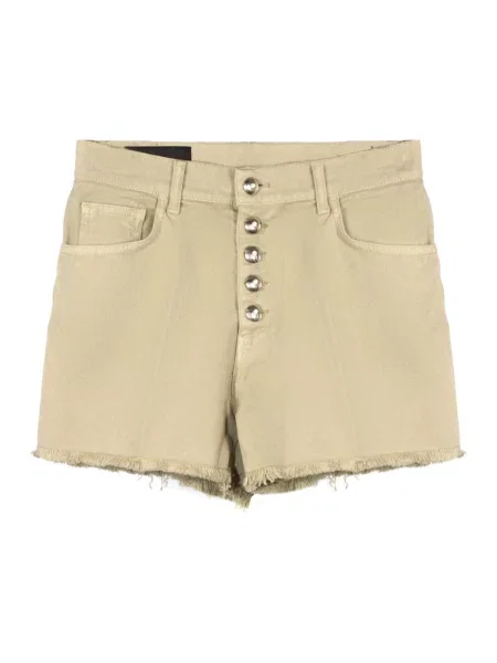 Szorty jeansowe Dondup beżowe