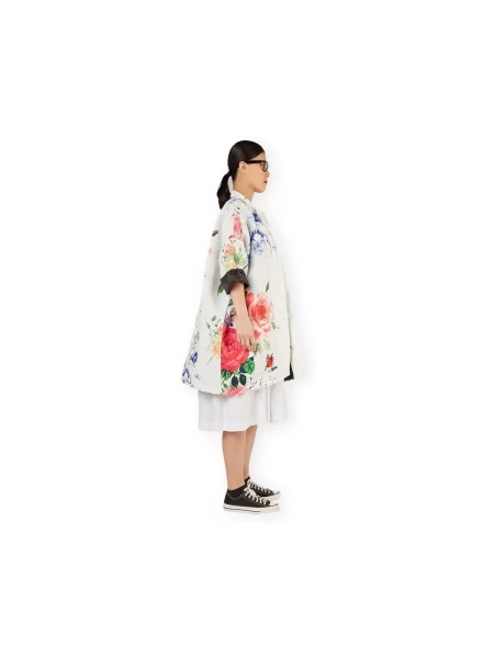 Geacă Wendy Trendy cu model floral alb