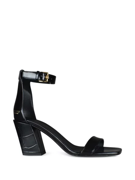 Sandale Burberry cu bretele negru