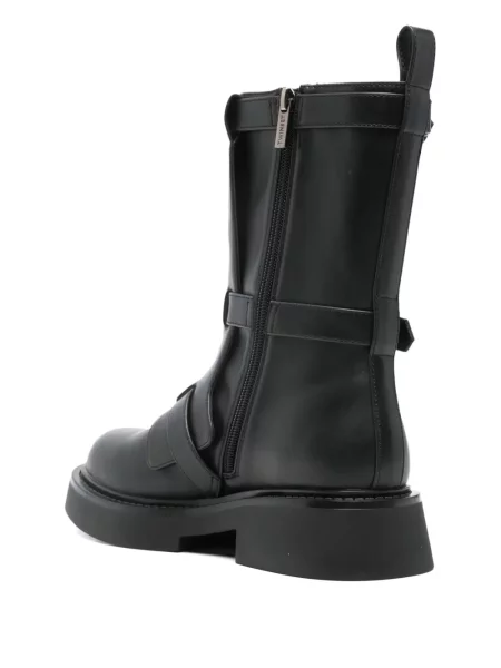 Botine Twinset cu cataramă negru