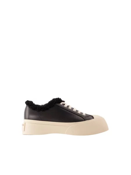 Sneakersy Marni skórzane czarne