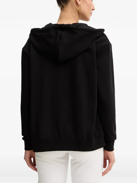 Hanorac cu glugă Armani Exchange cu imagine negru
