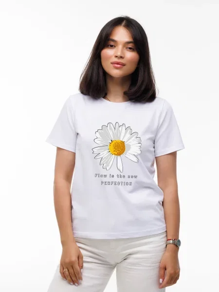 Футболка наталюкс белая