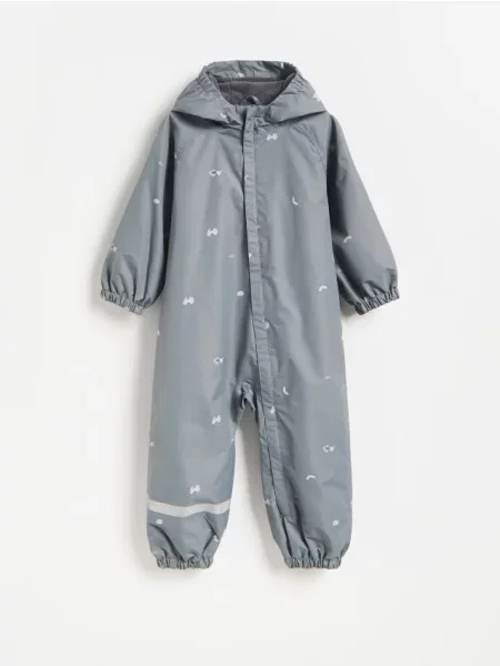 Reserved Pijama-salopetă impermeabilă verde-metalizat verde