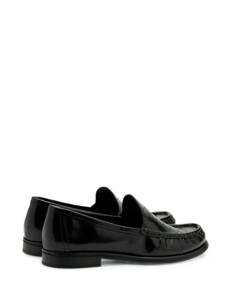 Pantofi loafer Lottusse din piele negru