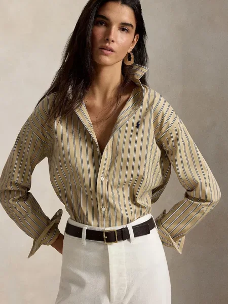 Polo Ralph Lauren cămașă pentru femei din bej
