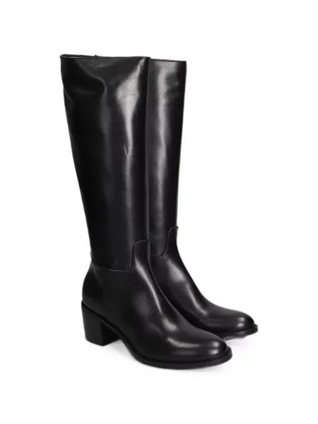 Cizme Julie Dee din piele negru